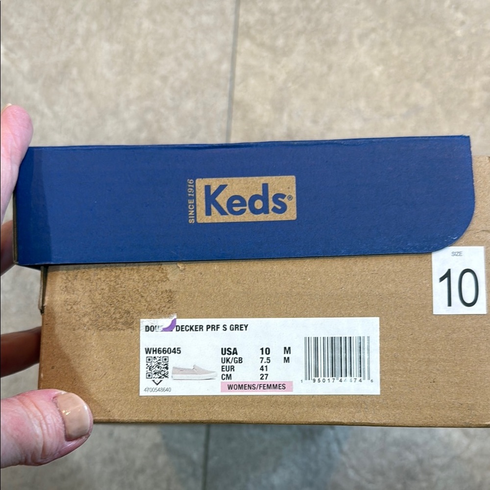 Keds Women's Gray Canvas Sneakers